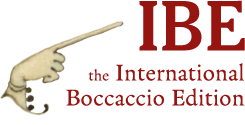 the International Boccaccio Edition